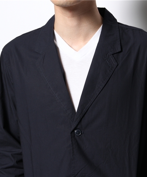 WEGO（ウィゴー）の「WEGO/チェスターシャツコート（チェスターコート・メンズ・ブラック/カーキ/ネイビー・LARGE/MEDIUM）」の4枚目の写真