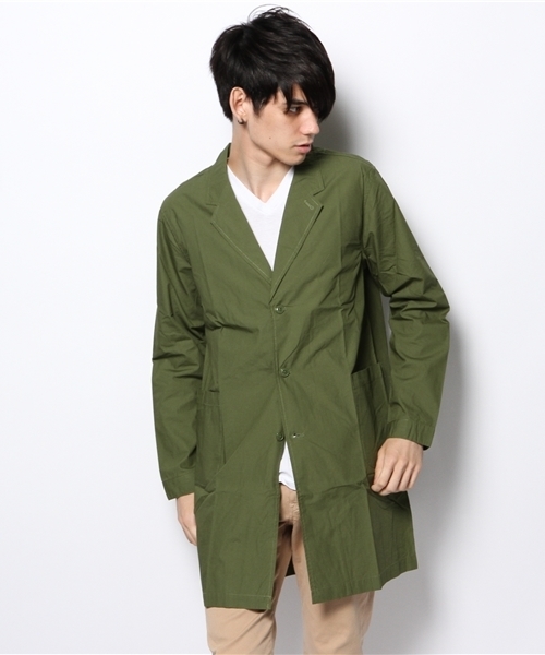 WEGO（ウィゴー）の「WEGO/チェスターシャツコート（チェスターコート・メンズ・ブラック/カーキ/ネイビー・LARGE/MEDIUM）」の13枚目の写真