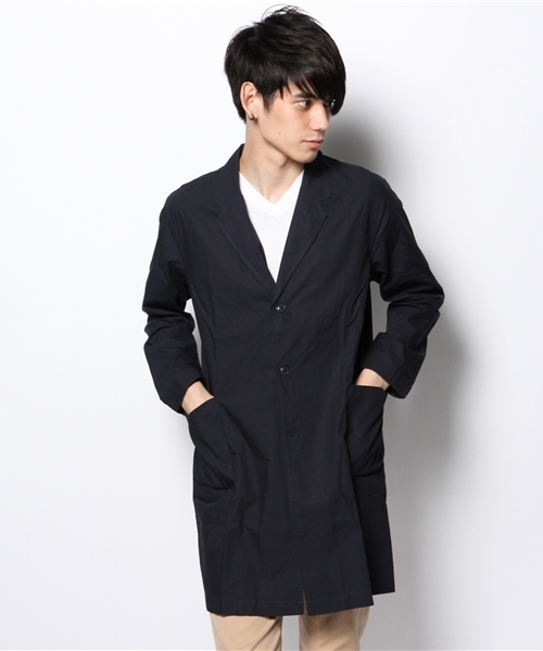 WEGO（ウィゴー）の「WEGO/チェスターシャツコート（チェスターコート・メンズ・ブラック/カーキ/ネイビー・LARGE/MEDIUM）」の14枚目の写真