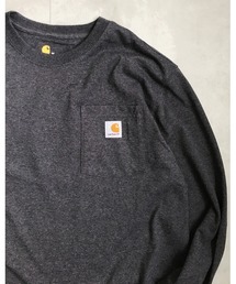 Carhartt(カーハート) / K126 オーバーサイズ ポケット付き ロンT Long Sleeve Workwear Pocket T-Shirt カットソー USサイズ ロングスリーブTシャツ