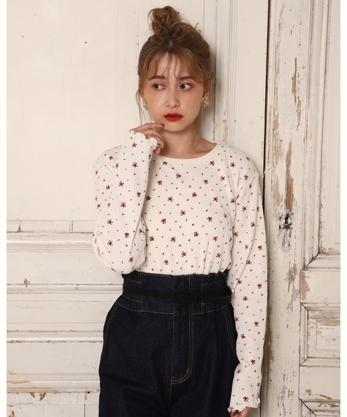 one after another NICE CLAUP(ワンアフターアナザーナイスクラップ)の「サーマルロングスリーブTシャツ (パック入り)(Tシャツ/カットソー・レディース・ホワイト/アイボリー/モカ/ホワイト系その他・FREE)」の16枚目の写真