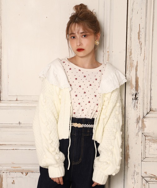 one after another NICE CLAUP(ワンアフターアナザーナイスクラップ)の「サーマルロングスリーブTシャツ (パック入り)(Tシャツ/カットソー・レディース・ホワイト/アイボリー/モカ/ホワイト系その他・FREE)」の21枚目の写真