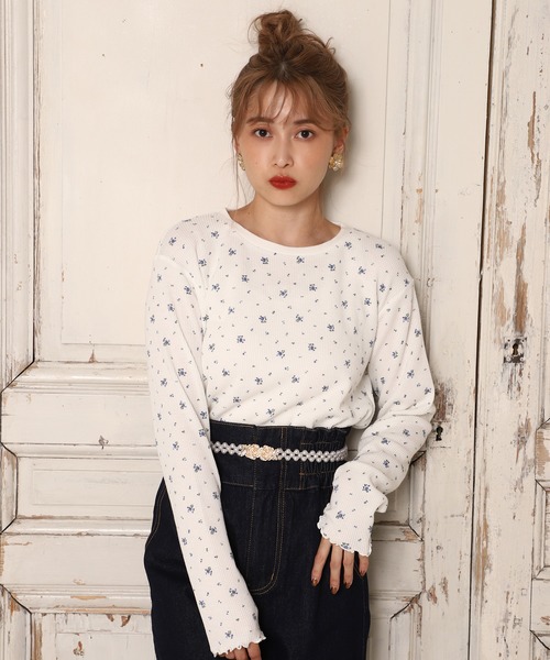 one after another NICE CLAUP(ワンアフターアナザーナイスクラップ)の「サーマルロングスリーブTシャツ (パック入り)(Tシャツ/カットソー・レディース・ホワイト/アイボリー/モカ/ホワイト系その他・FREE)」の12枚目の写真