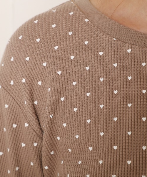 one after another NICE CLAUP(ワンアフターアナザーナイスクラップ)の「サーマルロングスリーブTシャツ (パック入り)(Tシャツ/カットソー・レディース・ホワイト/アイボリー/モカ/ホワイト系その他・FREE)」の6枚目の写真