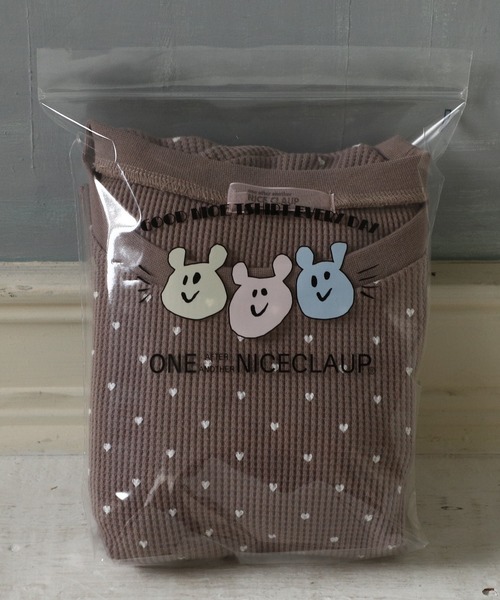 one after another NICE CLAUP(ワンアフターアナザーナイスクラップ)の「サーマルロングスリーブTシャツ (パック入り)(Tシャツ/カットソー・レディース・ホワイト/アイボリー/モカ/ホワイト系その他・FREE)」の11枚目の写真