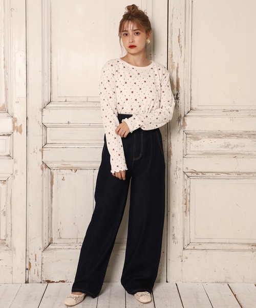 one after another NICE CLAUP(ワンアフターアナザーナイスクラップ)の「サーマルロングスリーブTシャツ (パック入り)(Tシャツ/カットソー・レディース・ホワイト/アイボリー/モカ/ホワイト系その他・FREE)」の18枚目の写真