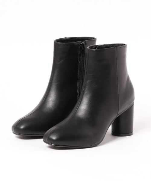 KOBE LETTUCE（コウベレタス）の「スクエアトゥサークルヒールショートブーツ（ブーツ・レディース・ブラック/モカ/ブラック系その他/キャメル・LL/M/L/S）」の15枚目の写真