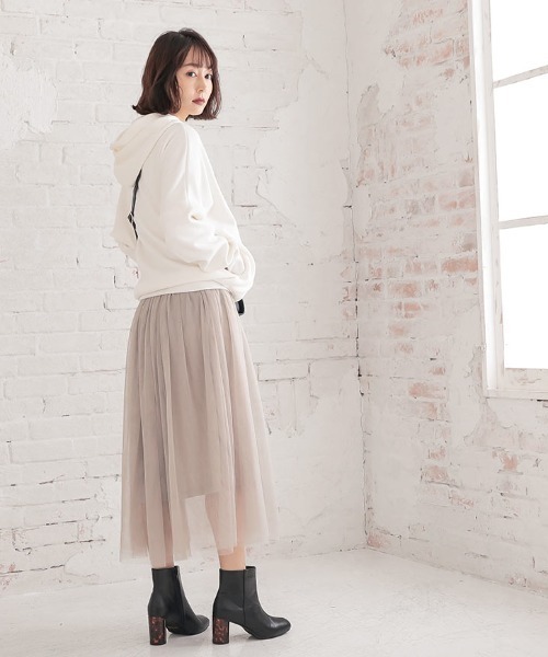 KOBE LETTUCE（コウベレタス）の「スクエアトゥサークルヒールショートブーツ（ブーツ・レディース・ブラック/モカ/ブラック系その他/キャメル・LL/M/L/S）」の10枚目の写真