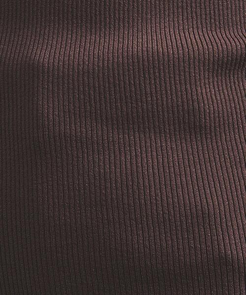 UNITED ARROWS（ユナイテッドアローズ）の「UBCB RY/N リブ キャミソール†◆（タンクトップ・レディース・ブラック/ホワイト/ダークブラウン・FREE）」の17枚目の写真