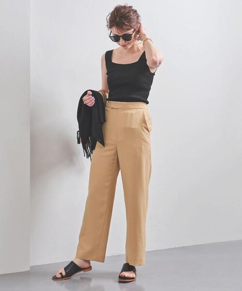 UNITED ARROWS（ユナイテッドアローズ）の「UBCB RY/N リブ キャミソール†◆（タンクトップ・レディース・ブラック/ホワイト/ダークブラウン・FREE）」の15枚目の写真