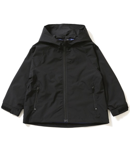 devirock（デビロック）の「ウインドブレーカー（ナイロンジャケット・キッズ・ブラック/ダークオリーブ/バイオレット/ダークベージュ/ダークオレンジ・150cm/160cm/120cm/130cm/140cm/110cm/100cm）」の14枚目の写真