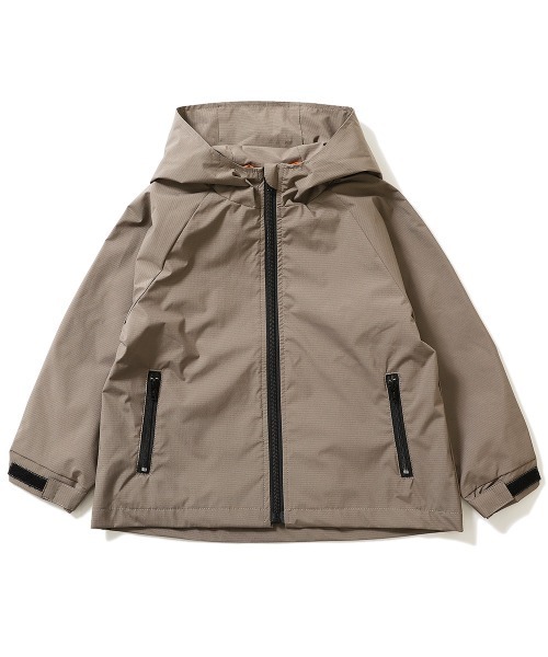 devirock（デビロック）の「ウインドブレーカー（ナイロンジャケット・キッズ・ブラック/ダークオリーブ/バイオレット/ダークベージュ/ダークオレンジ・150cm/160cm/120cm/130cm/140cm/110cm/100cm）」の15枚目の写真