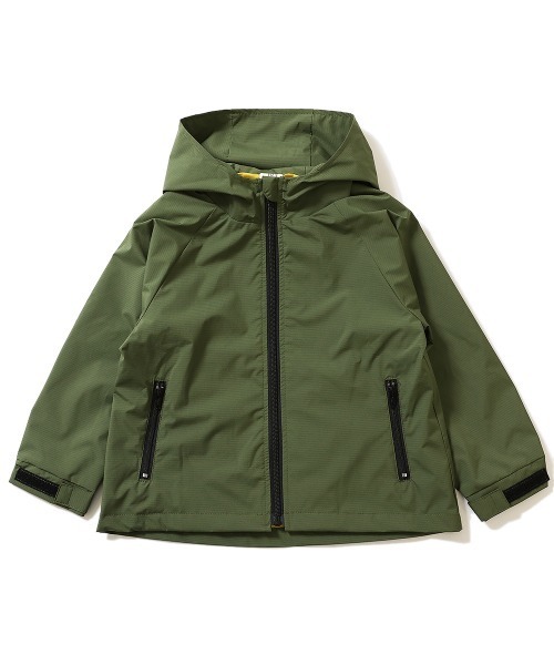 devirock（デビロック）の「ウインドブレーカー（ナイロンジャケット・キッズ・ブラック/ダークオリーブ/バイオレット/ダークベージュ/ダークオレンジ・150cm/160cm/120cm/130cm/140cm/110cm/100cm）」の16枚目の写真