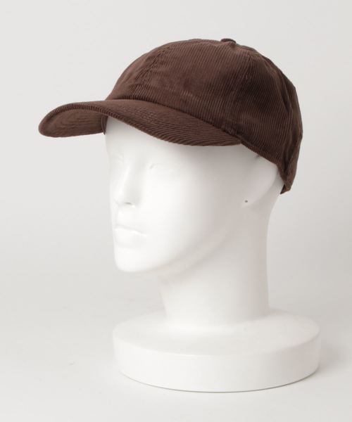 newhattan（ニューハッタン）の「【NEWHATTAN/ニューハッタン】（UN）コーデュロイ キャップ（キャップ・メンズ・ピンク/グリーン/タン/マルーン/ブラック/ベージュ/ネイビー/ブラウン/グレー・FREE）」の4枚目の写真