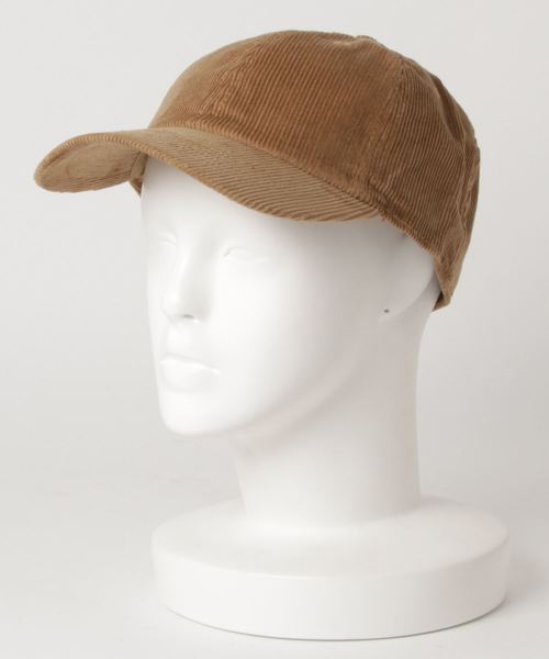 newhattan（ニューハッタン）の「【NEWHATTAN/ニューハッタン】（UN）コーデュロイ キャップ（キャップ・メンズ・ピンク/グリーン/タン/マルーン/ブラック/ベージュ/ネイビー/ブラウン/グレー・FREE）」の6枚目の写真