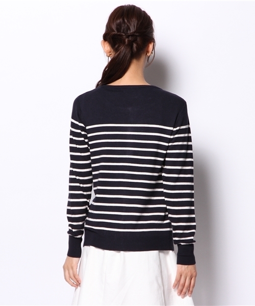 DISCOAT（ディスコート）の「【Discoat】マルチ釦カーディガン（カーディガン/ボレロ・レディース・グレー/ボルドー/ダークグリーン/ネイビー/ブルー系その他/ダークブルー/ワインレッド/ベージュ系その他/ピンク・ﾌﾘ-）」の14枚目の写真