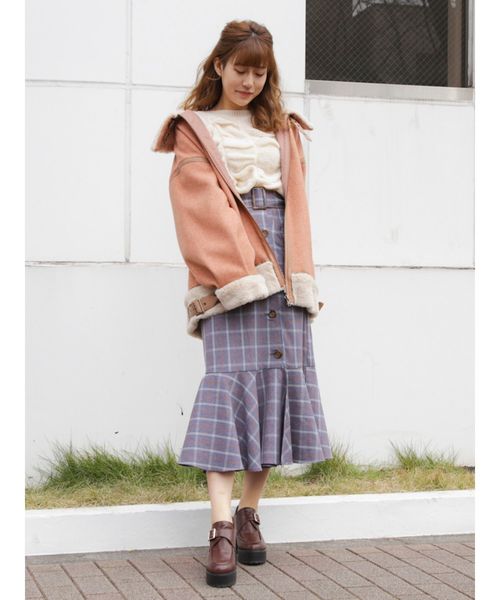 dazzlin（ダズリン）の「ラッフルマーメイドマキシスカート