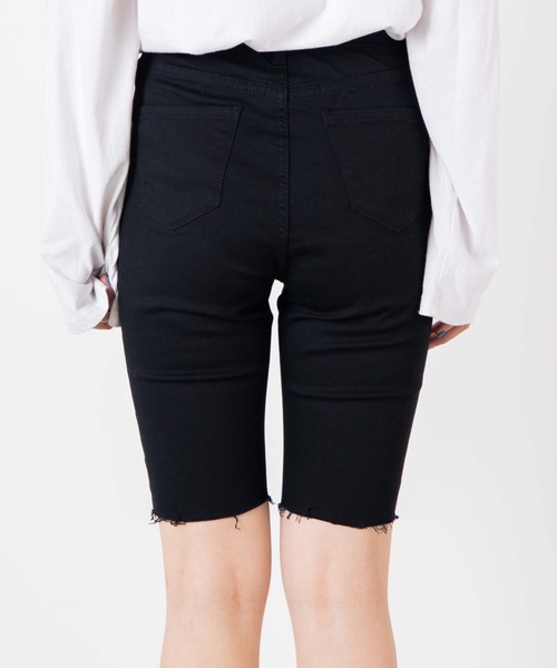 WEGO（ウィゴー）の「WEGO/ハーフスキニーパンツ（チノパンツ・レディース・ブラック・FREE）」の9枚目の写真