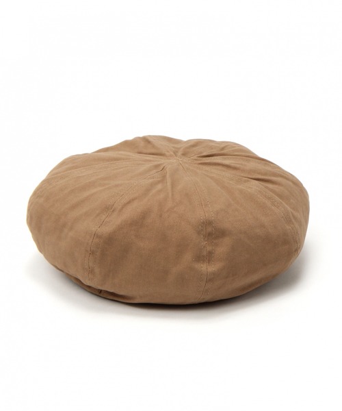 LAKOLE（ラコレ）の「ツイルベレー帽 / LAKOLE（ハンチング/ベレー帽・レディース・ブラック/ベージュ/ブルー・FREE）」の3枚目の写真