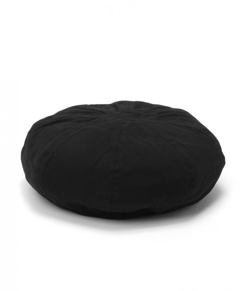 LAKOLE（ラコレ）の「ツイルベレー帽 / LAKOLE（ハンチング/ベレー帽・レディース・ブラック/ベージュ/ブルー・FREE）」の2枚目の写真