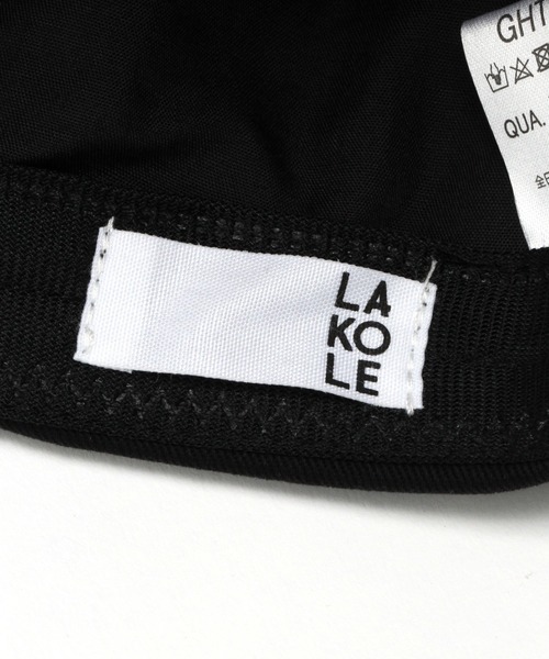 LAKOLE（ラコレ）の「ツイルベレー帽 / LAKOLE（ハンチング/ベレー帽・レディース・ブラック/ベージュ/ブルー・FREE）」の8枚目の写真