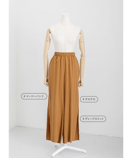 LAATO（ラート）の「SIDE DEEP SLIT PANTS（その他パンツ・レディース・ベージュ/キャメル・38/36）」の7枚目の写真
