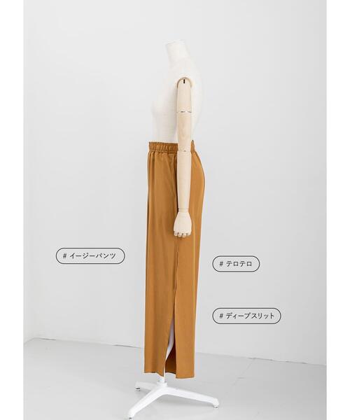 LAATO（ラート）の「SIDE DEEP SLIT PANTS（その他パンツ・レディース・ベージュ/キャメル・38/36）」の8枚目の写真