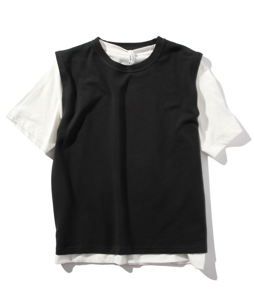 INASTUDIOS ZOO（イーナストゥディオスズー）の「「INASTUDIOS SELECT」ベストアンサンブルTシャツ（Tシャツ/カットソー・メンズ・ブラウン/ベージュ/カーキ/ブラック・MEDIUM/LARGE/X-LARGE）」の2枚目の写真