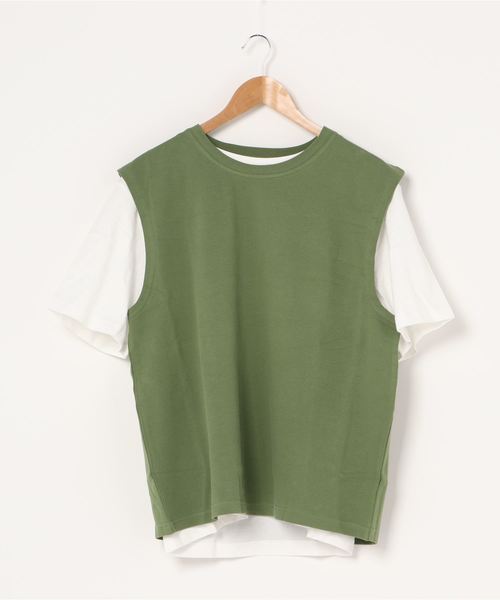 INASTUDIOS ZOO（イーナストゥディオスズー）の「「INASTUDIOS SELECT」ベストアンサンブルTシャツ（Tシャツ/カットソー・メンズ・ブラウン/ベージュ/カーキ/ブラック・MEDIUM/LARGE/X-LARGE）」の10枚目の写真