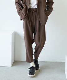 VIBGYOR Select/梨地ジャージテーパード(BL)