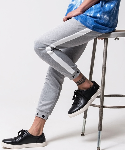 『CavariA/キャバリア』スターリブライン入りスウェットパンツ（スウェットパンツ）｜CavariA（キャバリア）