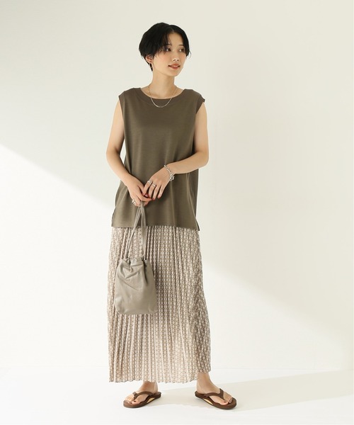 JOURNAL STANDARD relume（ジャーナルスタンダード　レリューム）の「ガラプリーツスカート◆（スカート・レディース・ブラック/ベージュ・FREE）」の5枚目の写真