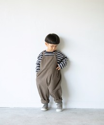 ヘリンボンツイルサロペ　918024