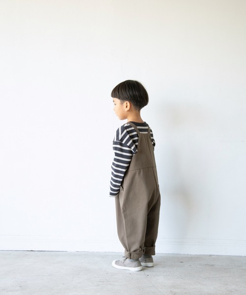 LOWRYS FARM(ローリーズファーム)の「ヘリンボンツイルサロペ 918024(サロペット/オーバーオール・キッズ・ブラック/ブラウン・MEDIUM/LARGE/X-LARGE)」の12枚目の写真