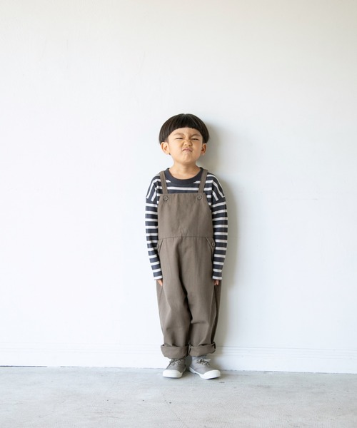 LOWRYS FARM(ローリーズファーム)の「ヘリンボンツイルサロペ 918024(サロペット/オーバーオール・キッズ・ブラック/ブラウン・MEDIUM/LARGE/X-LARGE)」の13枚目の写真