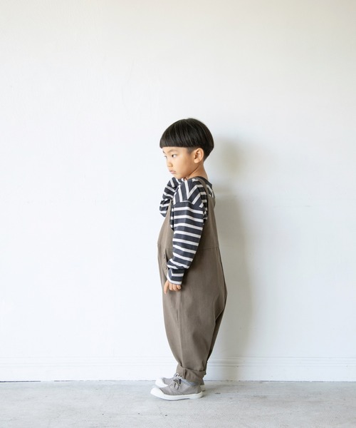 LOWRYS FARM(ローリーズファーム)の「ヘリンボンツイルサロペ 918024(サロペット/オーバーオール・キッズ・ブラック/ブラウン・MEDIUM/LARGE/X-LARGE)」の14枚目の写真