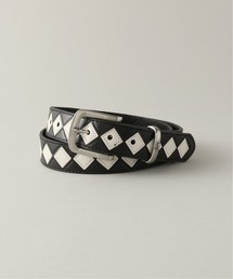 STUSSY ステューシーARGYLE CHECK BELT ベルト STUSSY（ステューシー）の「Argyle Stitch Leather Belt（ベルト