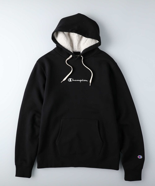 Champion（チャンピオン）の「【Champion】裏ボアパーカー（パーカー・メンズ・ホワイト/ピンク/ブラック・M/L/XL）」の22枚目の写真