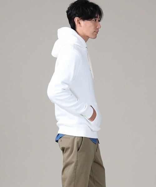 Champion（チャンピオン）の「【Champion】裏ボアパーカー（パーカー・メンズ・ホワイト/ピンク/ブラック・M/L/XL）」の7枚目の写真