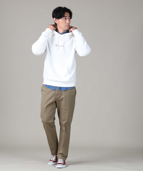 Champion（チャンピオン）の「【Champion】裏ボアパーカー（パーカー・メンズ・ホワイト/ピンク/ブラック・M/L/XL）」の13枚目の写真