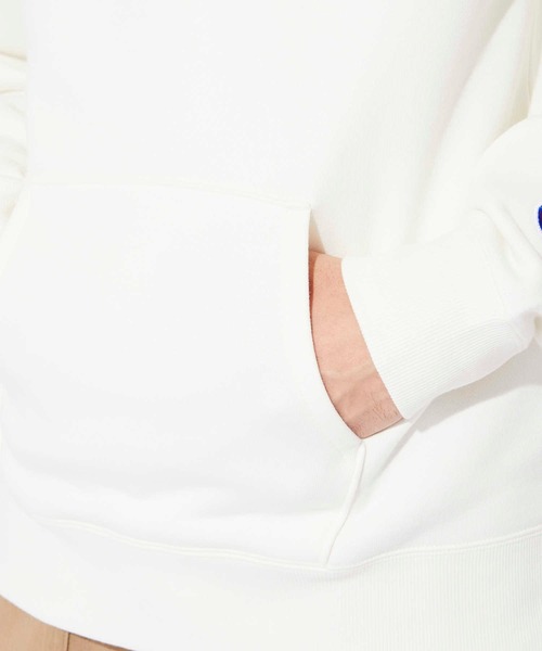 Champion（チャンピオン）の「【Champion】裏ボアパーカー（パーカー・メンズ・ホワイト/ピンク/ブラック・M/L/XL）」の5枚目の写真