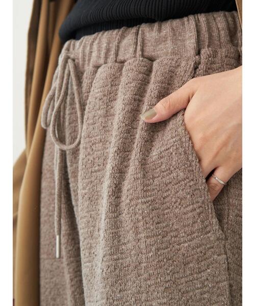 AMERICAN HOLIC（アメリカンホリック）の「モコモコイージーカットパンツ ＊（その他パンツ・レディース・ブラック/モカ・M/L）」の7枚目の写真