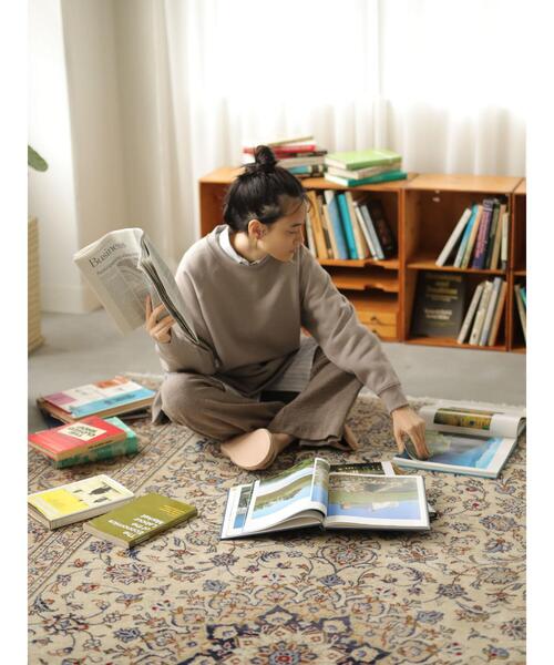 AMERICAN HOLIC（アメリカンホリック）の「モコモコイージーカットパンツ ＊（その他パンツ・レディース・ブラック/モカ・M/L）」の10枚目の写真