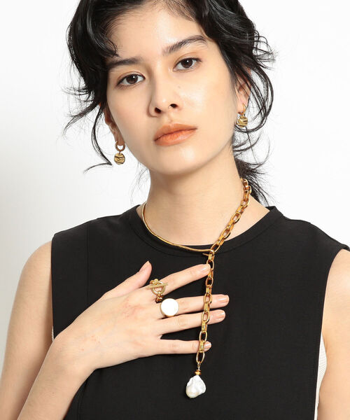 Ray BEAMS（レイビームス）の「Ray BEAMS / マンテル キヘイチェーン リング（リング・レディース・シルバー/ゴールド・ONE SIZE）」の8枚目の写真