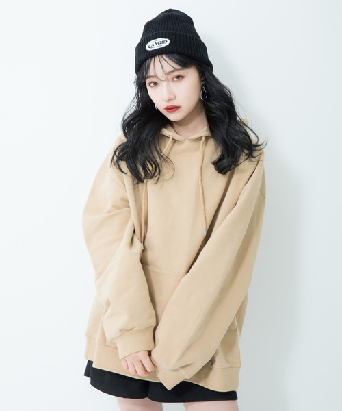 ANDGEEBEE（アンジービー）の「【UNISEX】ロゴワッペンニット帽