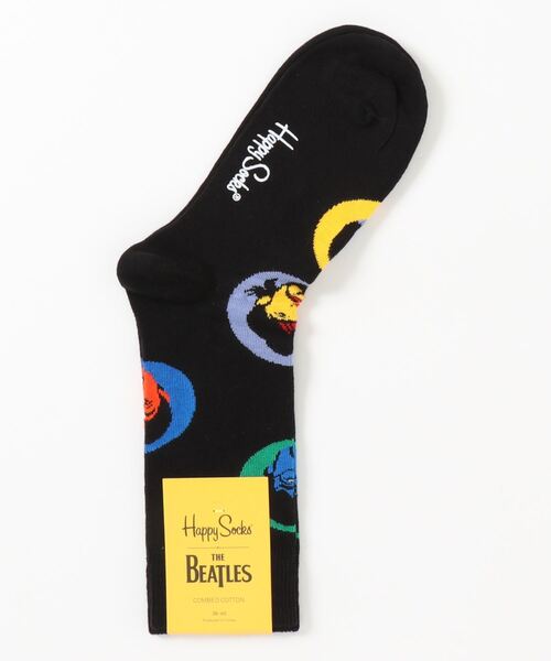 Happy Socks（ハッピーソックス）の「【66】【HAPPY SOCKS】Beatles コラボモデル（ソックス/靴下・レディース・イエロー/ブラック系その他/ブラック系その他2/ブラック系その他3/ブラック/ブルー/キナリ/ブラック系その他4/ホワイト/イエロー系その他/ブルー系その他/ネイビー・SMALL/MEDIUM）」の5枚目の写真