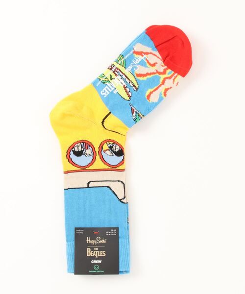 Happy Socks（ハッピーソックス）の「【66】【HAPPY SOCKS】Beatles コラボモデル（ソックス/靴下・レディース・イエロー/ブラック系その他/ブラック系その他2/ブラック系その他3/ブラック/ブルー/キナリ/ブラック系その他4/ホワイト/イエロー系その他/ブルー系その他/ネイビー・SMALL/MEDIUM）」の10枚目の写真