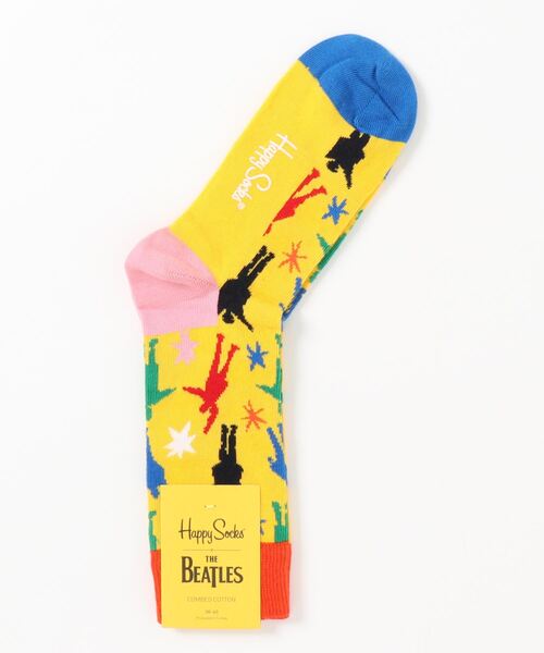 Happy Socks（ハッピーソックス）の「【66】【HAPPY SOCKS】Beatles コラボモデル（ソックス/靴下・レディース・イエロー/ブラック系その他/ブラック系その他2/ブラック系その他3/ブラック/ブルー/キナリ/ブラック系その他4/ホワイト/イエロー系その他/ブルー系その他/ネイビー・SMALL/MEDIUM）」の11枚目の写真