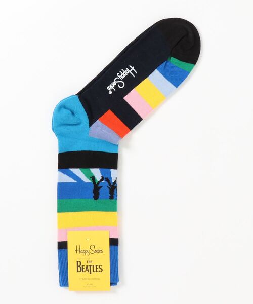 Happy Socks（ハッピーソックス）の「【66】【HAPPY SOCKS】Beatles コラボモデル（ソックス/靴下・レディース・イエロー/ブラック系その他/ブラック系その他2/ブラック系その他3/ブラック/ブルー/キナリ/ブラック系その他4/ホワイト/イエロー系その他/ブルー系その他/ネイビー・SMALL/MEDIUM）」の9枚目の写真