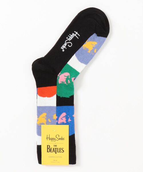 Happy Socks（ハッピーソックス）の「【66】【HAPPY SOCKS】Beatles コラボモデル（ソックス/靴下・レディース・イエロー/ブラック系その他/ブラック系その他2/ブラック系その他3/ブラック/ブルー/キナリ/ブラック系その他4/ホワイト/イエロー系その他/ブルー系その他/ネイビー・SMALL/MEDIUM）」の7枚目の写真
